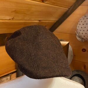 NWOT Stetson dark brown Flat Cap